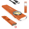 klarus E5 Pocket Flashlight, Rechargeable EDC Flashlight, Super Slim 4.2x1x0.3inch, 600 Lumens, USB-C Port, IPX4, Dual