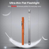 klarus E5 Pocket Flashlight, Rechargeable EDC Flashlight, Super Slim 4.2x1x0.3inch, 600 Lumens, USB-C Port, IPX4, Dual