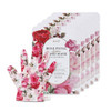 Koelf Rose Petal Satin Hand Mask (5 Pairs) - Korean Skin Care, Nourishing & Moisturizing Hand Gloves, Rose Scented