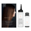 Kristin Ess Hair Gloss in Chocolate Cosmo Dark Golden Brown - 4 Wk Semi Permanent Hair Color for Women - Chocolate