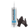 Polyurethane Seam Sealer Automotive Compound  Paintable Auto Body Seam Sealer White, Won't Shrink or Crack, Flexible