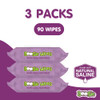 Boogie Saline Nose Wipes Grape Scent - 90 Count