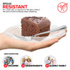 Stock Your Home 6-Inch Clear Plastic Dessert Plates (120 Pack) Flexible Disposable Clear Plates for Dessert &