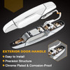 Exterior Chrome Door Handle Front Right Passenger Side | for 2007-2013 Chevy Silverado Suburban Tahoe Avalanche, GMC