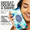 Pacifica Beauty Coconut Milk & Essential Oils Underarm Deodorant Wipes, Helps Remove Odor, Aluminum-Free, Vegan &