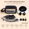 MAANGE Makeup Brush Set 30 Pcs Premium Synthetic Makeup Brushes Foundation Eye Shadow Powder Concealers Highlight