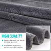 SINLAND Microfiber Gym Towels, Workout Sweat Towel 16x32, 3 Pack Grey