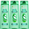 Garnier Fructis Pure Clean Purifying Shampoo, Silicone-Free, 12.5 Fl Oz, 3 Count (Packaging May Vary)