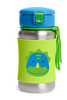 Skip Hop Toddler Sippy Cup - Zoo Stainless Steel Straw Bottle, Dino