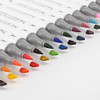 Artfinity Sketch Markers - Set of 3 - Black 100, Vibrant, Professional, Dye-Based Alcohol Markers for Artists,