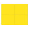 Great Papers! Printable Postcards, Inkjet, Laser, 110 Lb, 5.5 X 4.25, Bright Yellow, 200 Cards, 4 Cards/Sheet, 50