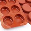 homEdge 6-Cavity Oval Silicone Mold, 3 Packs Oval Molds for Making Handmade Soap, Chocolate, Soap Candles and