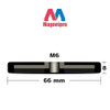 Magnetpro 2 Pieces Strong Rubber Coated Mounting Magnets Anti-Scratch