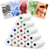 MIARALA 15 Rolls 5 Vibrant Single-Color Kids Camera Paper Roll Refill