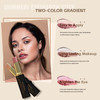 MooGlamor 6Pcs Two-Color Waterproof Eyeshadow Stick Shimmery Eye Shadow Set