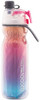 O2COOL Mist N Sip 20 oz Misting Reusable Sports Water Bottle Red Ombre