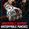 Ringside Quick Wrap Gel Shock MMA Boxing Hand Wraps, Large/Xlarge, White