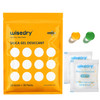 wisedry 10 Gram [30 Packs] Silica Gel Desiccant Packets Reusable for Moisture with Color Indicating Rechargeable Small