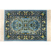 Turkish Carpet Coasters Set of 4  mini Drink mats with Fringe, Protective and Decorative for Home or Office | Dining