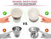 NobleEgg Egg Cups for Soft Boiled Eggs - Vintage Style Porcelain Egg Cups Holders, Authentic Egg Spoons, Stainless Steel