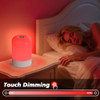 Azhien Red Light Therapy for Sleep, Red Night Light, Touch Dimmable-670NM Light Lamp for Adults & Kids, Night Lights