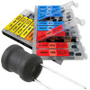 EEEEE 20 Values 160 Pcs Inductor Kit 1uH to 10 mH DIP Radial Power Choke Inductors Assortment Kit Copper Coil Rated