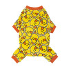 Fitwarm Funny Duck Dog Pajamas, Dog Winter Clothes for Small Dogs Girl, Lightweight Velvet Pet Jumpsuit, Cat Onesie,