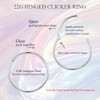 FUNLMO 22g Nose Rings Cartilage Earring Small Hoop Earring Tiny Thin Piercing Hoop Ring for Helix Tragus Conch Rook