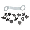 Menolana 12Pcs Soccer Cleats Studs (11mm 13mm)Wrench Tool ScrewAluminum Studs for Turf & Grass, Football Boot Studs