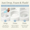 Never There Toilet Foam Bombs - 14 Count Discreet & Portable Lavender Scent Foaming Powder | On-The-Go Toilet