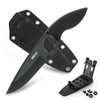 Omesio Full Tang Fixed Blade Hunting Knife, 8.46" D2 Steel, G10 Handle