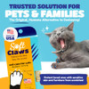 Soft Claws Nail Caps for Medium Cats, 40 Caps, Gold Sparkle