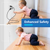 LIDER Flat-Face Outlet Extender, 3 Receptacles, 3ft Cord, 1625W, Ultra-Thin