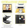 80Pcs Sublimation Blanks Square Sublimation Magnets Blank Set 3×3 40 Pack