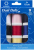 Coats & Clark Dual Duty XP Thread Set A 9 Spools, 125 Yards Each A All-Purpose Polyester Thread for Sewing Machines