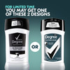 Degree Men UltraClear Antiperspirant Black + White Sweat & 4 Count 2.7 oz