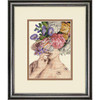 Dimensions 70-65209 Garden Lady Counted Cross Stitch Kit, 18 Ivory Aida, 5'' x 7"