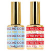 DND DC Base Gel and Top Gel Polish No Cleanse Set, UV/LED GelBase Polish 800 and No Cleanse Top Coat 900, Salon