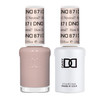 DND Gel Polish Set, Sheer Collection, UV/LED Gel Polish and Air Dry Nail Lacquer, Matching Chip-Free Polish Duo, 871