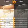 Gritin 10.2inch Under Cabinet Lighting Rechargeable 2 Pack