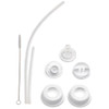 Hands-Free Baby Bottle - Anti-Colic Nursing System 4 oz Baby Bottle with Fast Flow Nipple/Teat 3m+ with Tube Straw