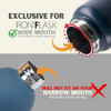 IRON °FLASK Chug Lid for Wide Mouth Water Bottles, 2 Pack