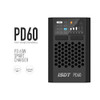 ISDT PD60S XT60 Connector 60W 6A Battery Balance Charger Type-C Input for 1-4S Lipo BatteryLife, Lilon, LiHv/Pb/NiMH