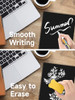 Kivsty Acrylic Black Dry Erase Board with Stand - 12"x 8"