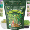 Seedboy Organic Non-GMO Microgreens and Sprouting Seeds (Salad Blend)