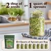 Seedboy Organic Non-GMO Microgreens and Sprouting Seeds (Salad Blend)