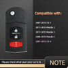 Soovgle Key Fob Remote Replacement Compatible with 2006-2015 Mazda 5/2011-2015 Mazda 2 3/2007-2013 CX7 CX9 Keyless