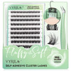 VYRILA Lash Cluster, 100pcs Eyelashes Clusters,Easy to Apply -Joy Kit