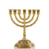 YU FENG 6" 7 Branch Menorah Candle Holder, Hanukkah Decoration