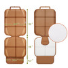 Meolsaek Car Seat Protector for Child Car SeatNon-Slip Backing No Imprints